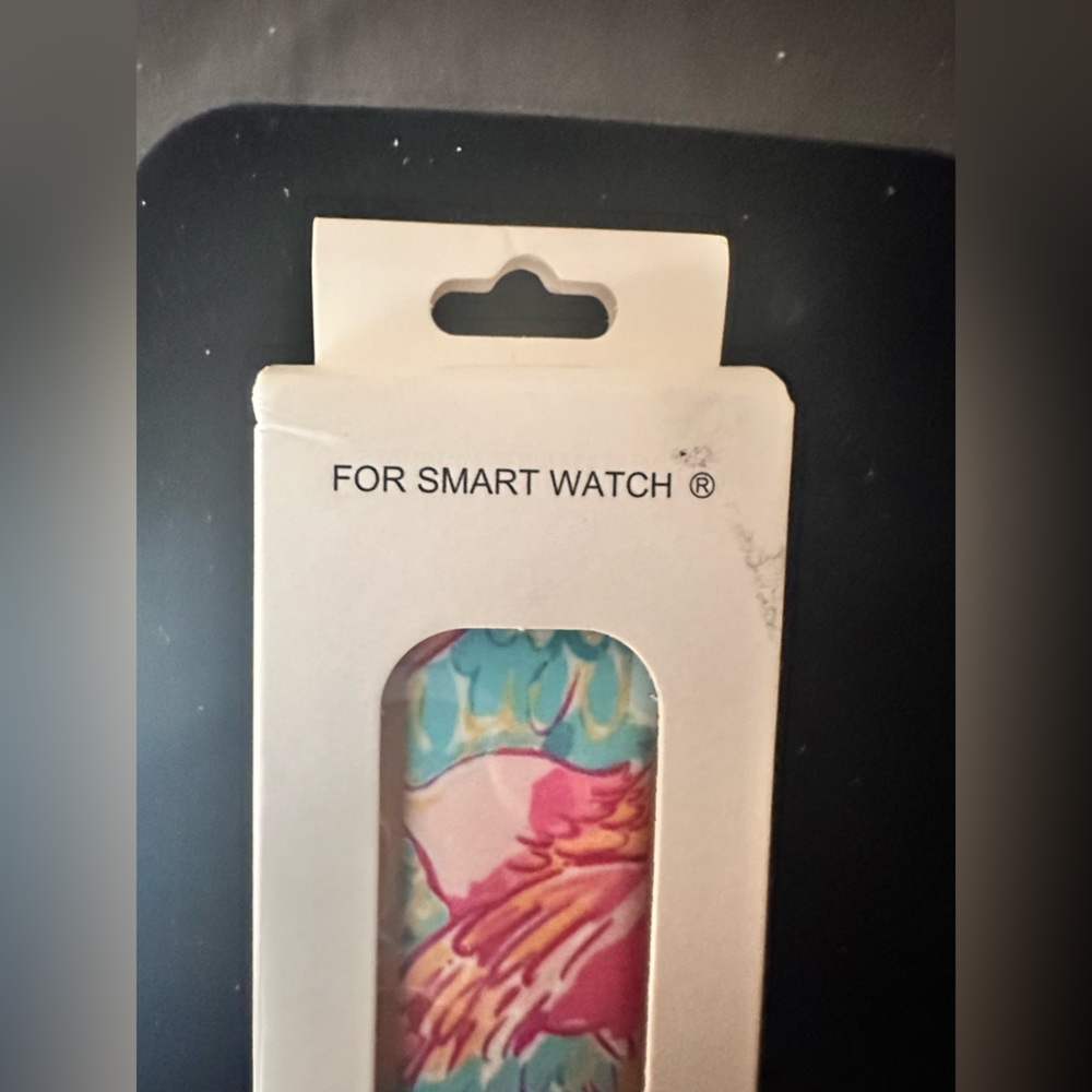 NWOT No Brand Flamingo/Floral Smart Watch Band 42mm - Picture 4 of 6